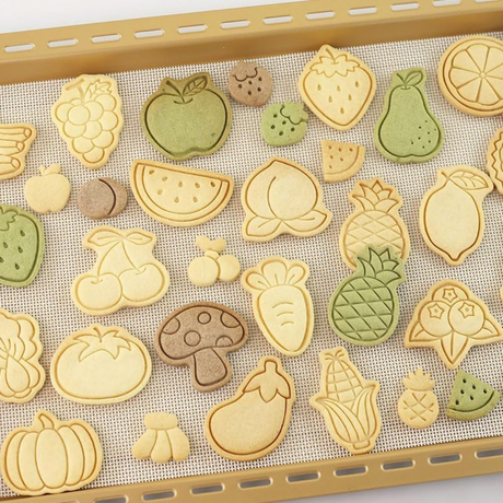 Vegetable Theme Cookie Cutter & Embosser Set 