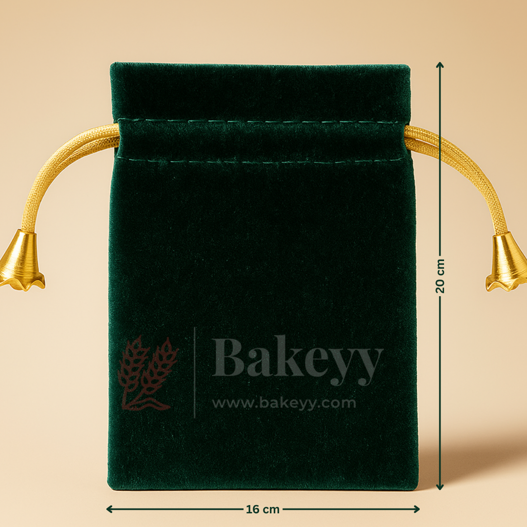 Soft Velvet Potli Bags | Velvet Drawstring Potli Bag | Luxurious Gift & Storage Pouch | Pack of 10