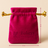 Soft Velvet Potli Bags | Velvet Drawstring Potli Bag | Luxurious Gift & Storage Pouch | Pack of 10
