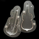 Violin Shape Chocolate Mould | Musical Instrument Chocolate Mould for Cake & Dessert Decoration | Pack of 1