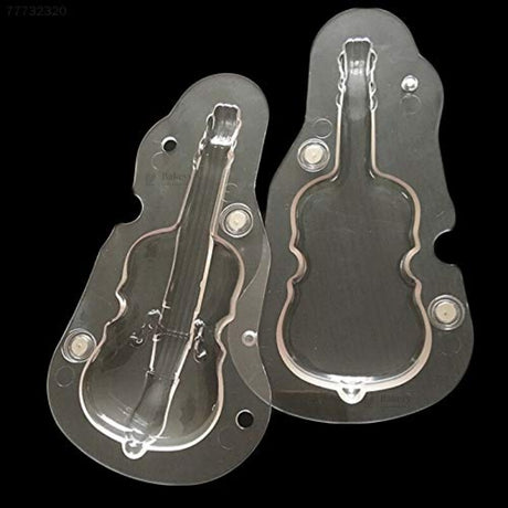 Violin Shape Chocolate Mould | Musical Instrument Chocolate Mould for Cake & Dessert Decoration | Pack of 1
