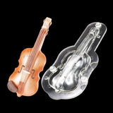 Violin Shape Chocolate Mould | Musical Instrument Chocolate Mould for Cake & Dessert Decoration | Pack of 1