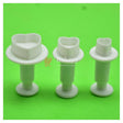 Heart Plunger Cutter Fondant Mould 3 pcs - Bakeyy.com - India - Heart Plunger Cutter Fondant Mould 3 pcs - Default Title