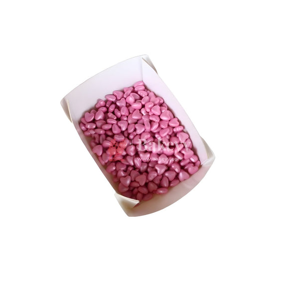 Edible Heart Pink Cake Sprinklers | 100g | Sprinklers