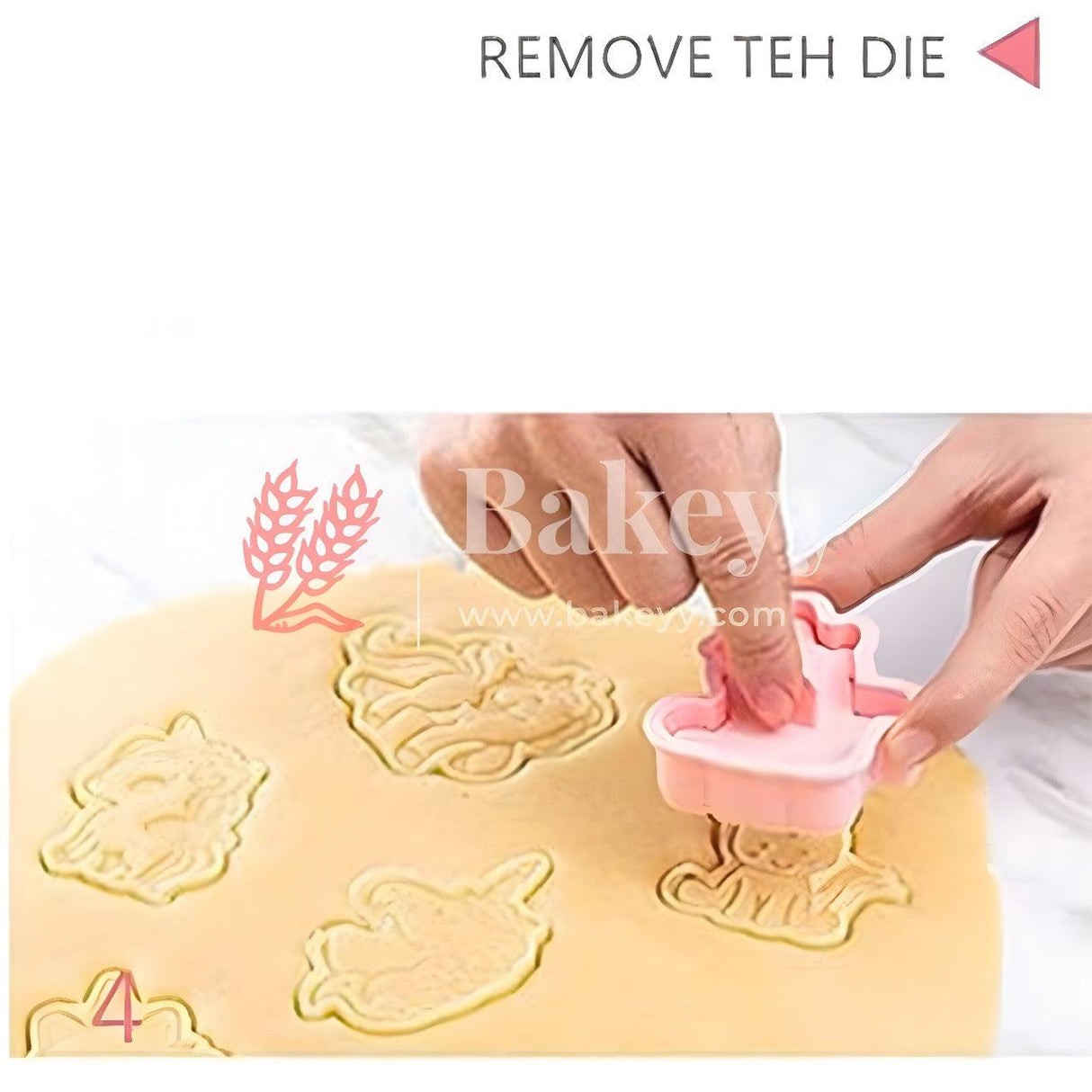 6 Cookie Cutters, Children's 3D Fondant Biscuit Cutters, Cookie Cutters, Hand Press Cookies Cutter, Reusable Cookie Mould for Children (Unicorn) - Bakeyy.com - India - 6 Cookie Cutters, Children's 3D Fondant Biscuit Cutters, Cookie Cutters, Hand Press Cookies Cutter, Reusable Cookie Mould for Children (Unicorn) - Default Title