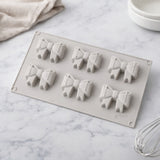 Bow Shape Silicone Mould | 6 Cavity Dessert Mould | Pack of 1