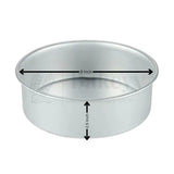 Aluminum Round Cake Pan | Perfect for Baking| Pack Of 1