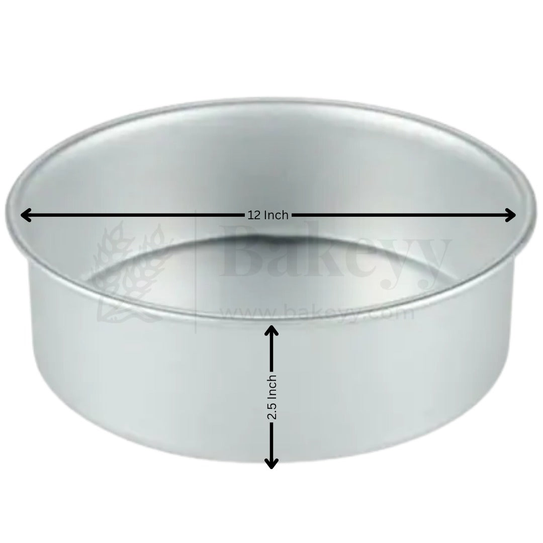 Aluminum Round Cake Pan | Perfect for Baking| Pack Of 1
