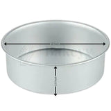 Aluminum Round Cake Pan | Perfect for Baking| Pack Of 1
