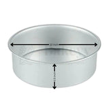 Aluminum Round Cake Pan | Perfect for Baking| Pack Of 1