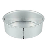 Aluminum Round Cake Pan | Perfect for Baking| Pack Of 1