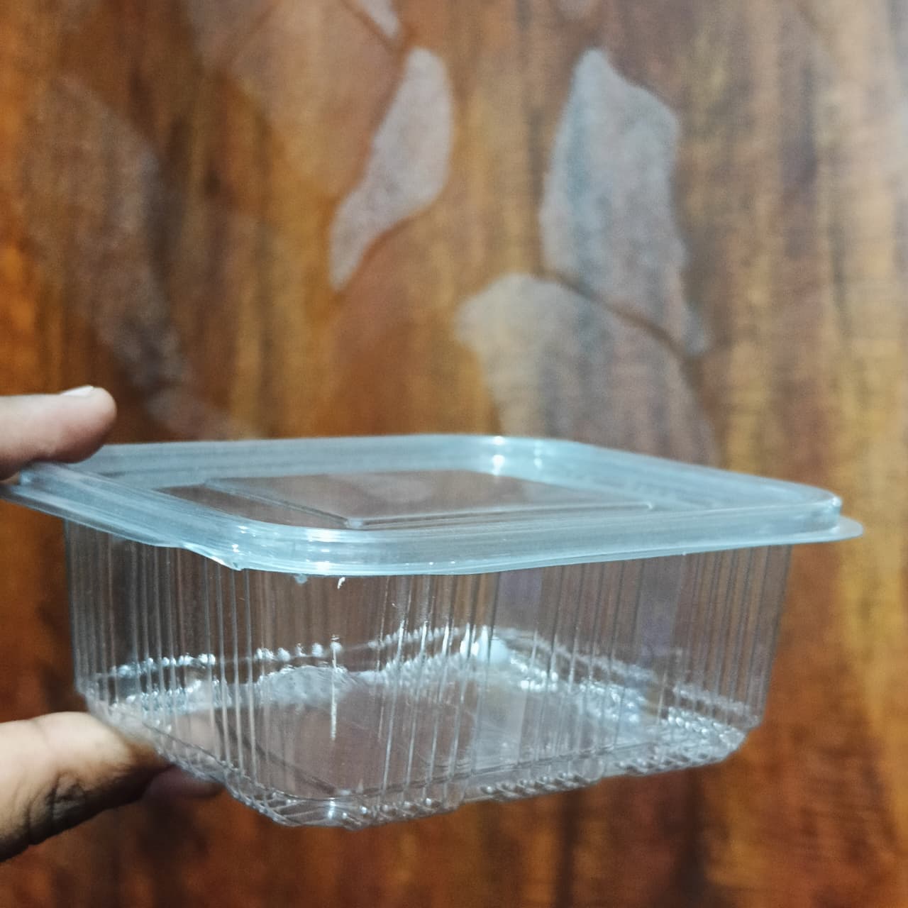 Plastic Food Packaging Boxes | Square and Rectangle | Pack of 50