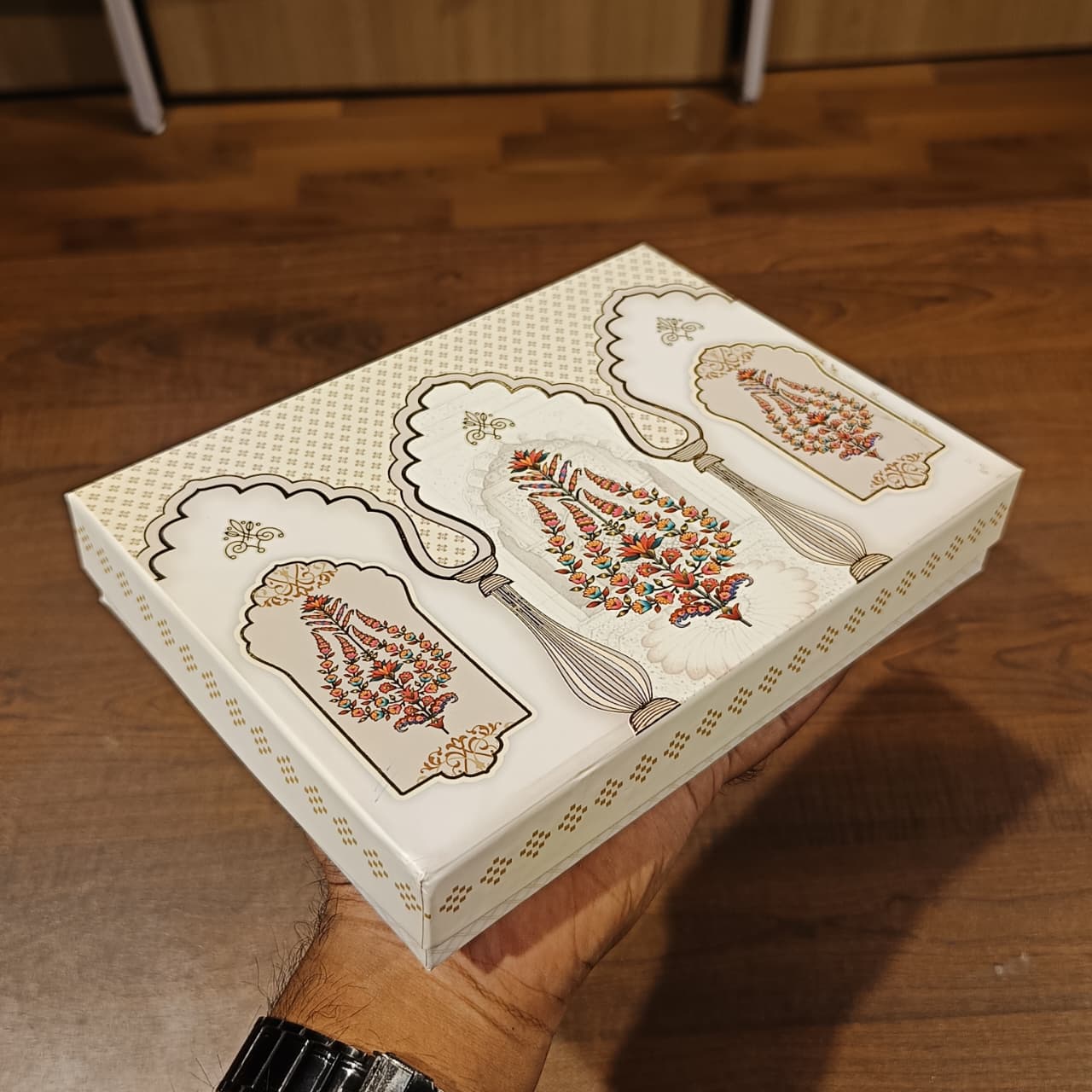 Premium Printed Dry Fruit & Sweets Gift Box | 2 Capacities