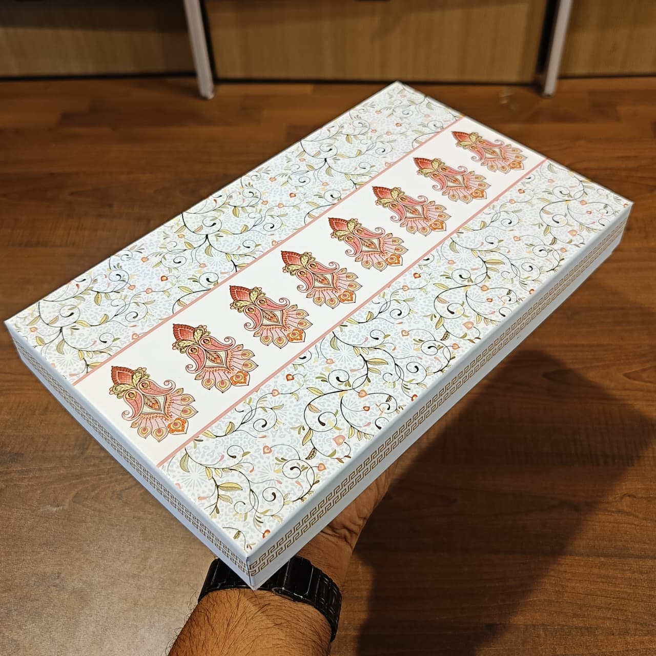 Premium Printed Dry Fruit & Sweets Gift Box | 2 Capacities