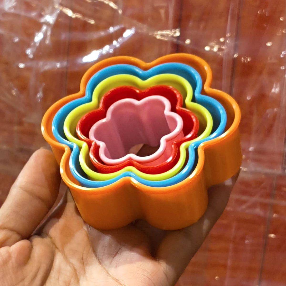 5 Pc | Plastic Cookie Cutter Set | Multiple Shapes | Pack of 1