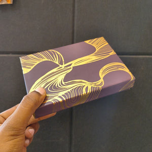 Printed Chocolate Box with Cavity Insert  | 2 Designs | Pack of 1