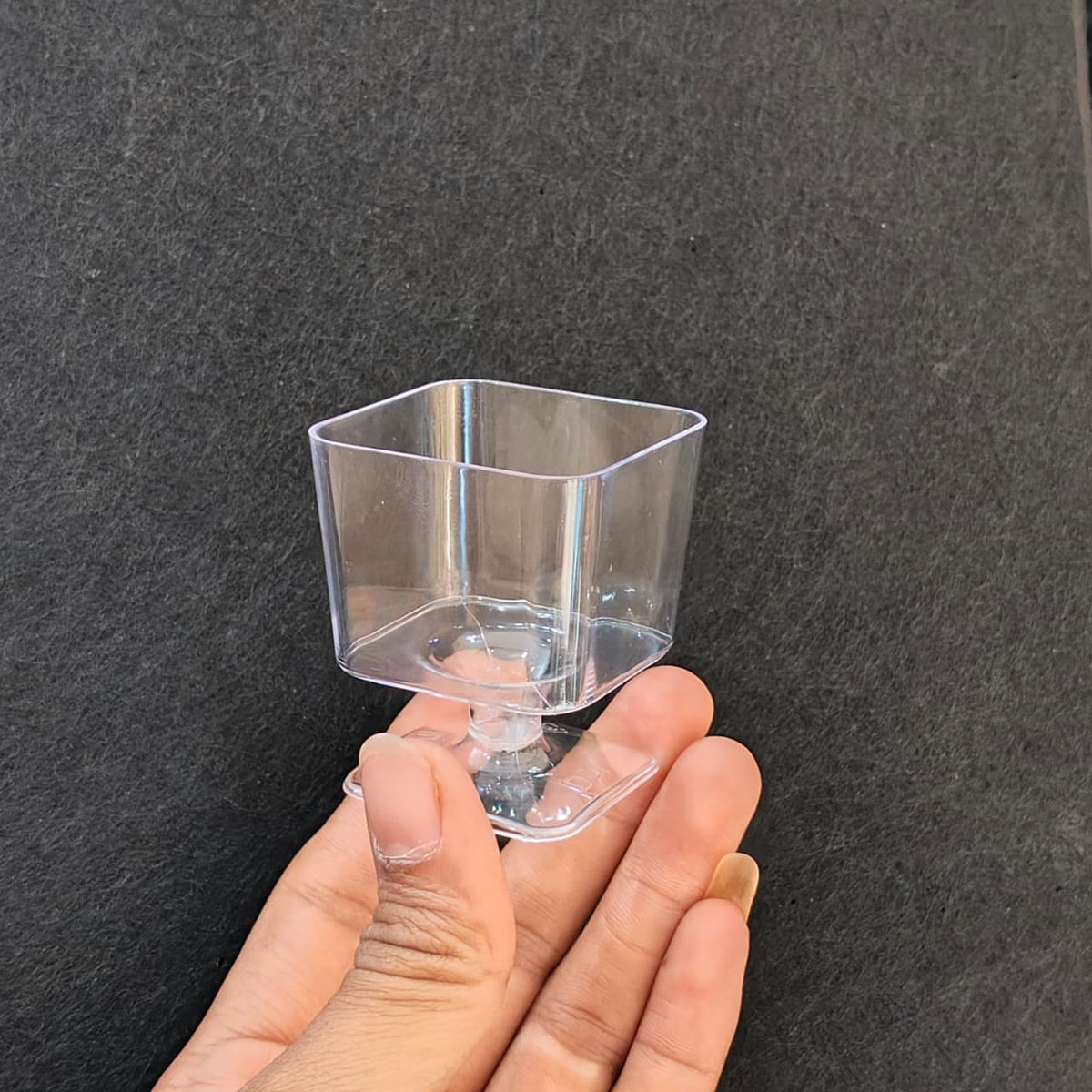 D-51 | Clear Acrylic Square Dessert Cup | Pack of 432