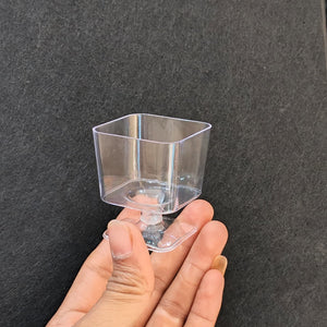 D-51 | Clear Acrylic Square Dessert Cup | Pack of 432