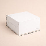 White Cake Box with ITC Back | Sturdy Cake Packaging Box | Multiple Sizes Available | Pack of 25