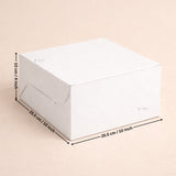 White Cake Box with ITC Back | Sturdy Cake Packaging Box | Multiple Sizes Available | Pack of 25