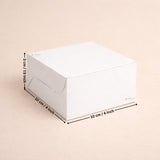White Cake Box with ITC Back | Sturdy Cake Packaging Box | Multiple Sizes Available | Pack of 25