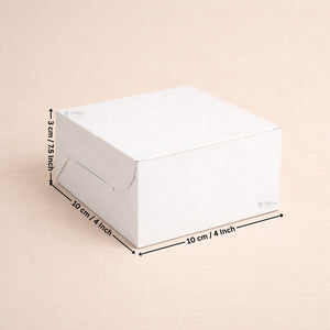 White Cake Box with ITC Back | Sturdy Cake Packaging Box | Multiple Sizes Available | Pack of 25