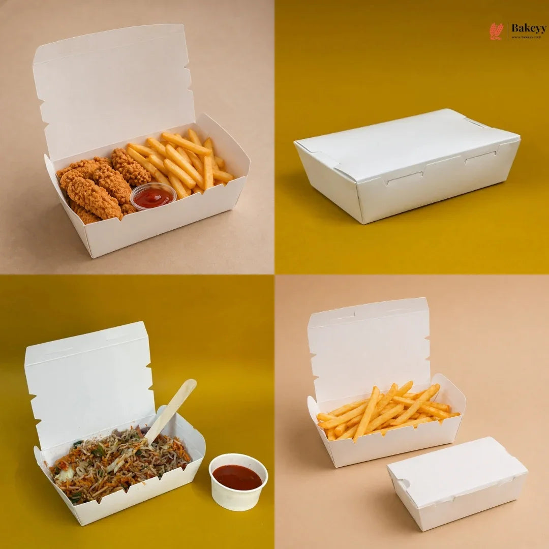 WhiteFoodPackagingBoxwithLid_5 - Bakeyy.com