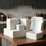 White Cake Box with ITC Back | Sturdy Cake Packaging Box | Multiple Sizes Available | Pack of 25