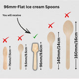 Wooden Disposable Spoons | Pack of 100