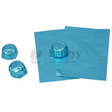 Small Aluminum Chocolate Wrapping Paper | Pack of 200 - Bakeyy.com - India - Small Aluminum Chocolate Wrapping Paper | Pack of 200 - Blue