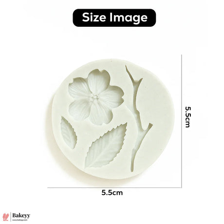 114| Floral Blossom Design Silicone Mould - 1 Piece - Bakeyy.com - India - 114| Floral Blossom Design Silicone Mould - 1 Piece - Default Title