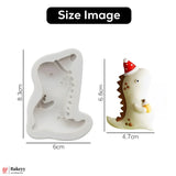 Dinosaur with Cap Shape Silicone Fondant Mould - 1 Piece