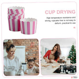 Pink & White Striped Scallop-Edge Baking Cups – Premium Paper Muffin Cup Liners | Pack Of 50 - Bakeyy.com - India - Pink & White Striped Scallop-Edge Baking Cups – Premium Paper Muffin Cup Liners | Pack Of 50 - Default Title
