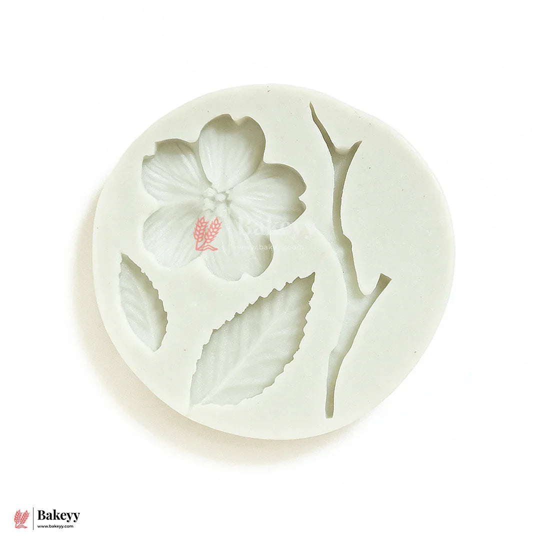 114| Floral Blossom Design Silicone Mould - 1 Piece - Bakeyy.com - India - 114| Floral Blossom Design Silicone Mould - 1 Piece - Default Title