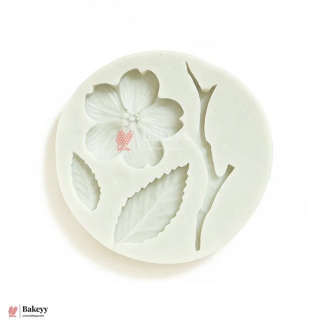 114| Floral Blossom Design Silicone Mould - 1 Piece - Bakeyy.com - India - 114| Floral Blossom Design Silicone Mould - 1 Piece - Default Title