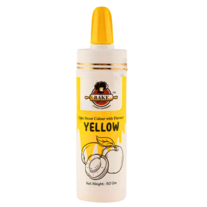 Yellow - Bake Haven Edible Puff/Dust Colour - 25 gram - Bakeyy.com