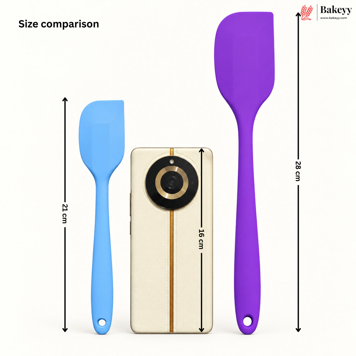 Silicone Spatula | Heat Resistant Baking & Cooking Spatula | Available in 2 Sizes  | Pack of 1