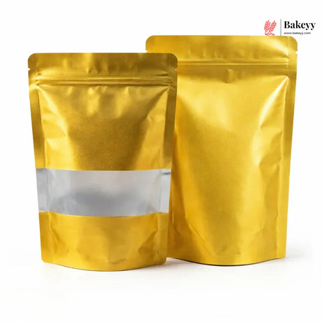 Zip Lock Pouch With Window - Stand Up | Colored