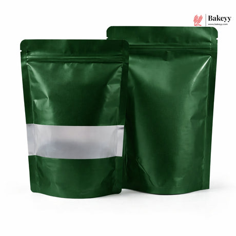 Zip Lock Pouch With Window - Stand Up | Colored