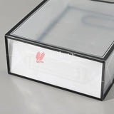 24x10x35cm | Transparent Gift Bag – Black | Die‑Cut Handle, Waterproof & Stylish Packaging | Pack Of 12 - Bakeyy.com - India - 24x10x35cm | Transparent Gift Bag – Black | Die‑Cut Handle, Waterproof & Stylish Packaging | Pack Of 12 - Default Title