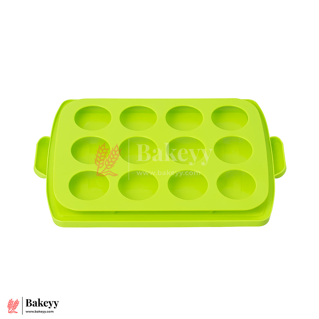 12 Cavity Cupcake Carrier with Lid and Handle
