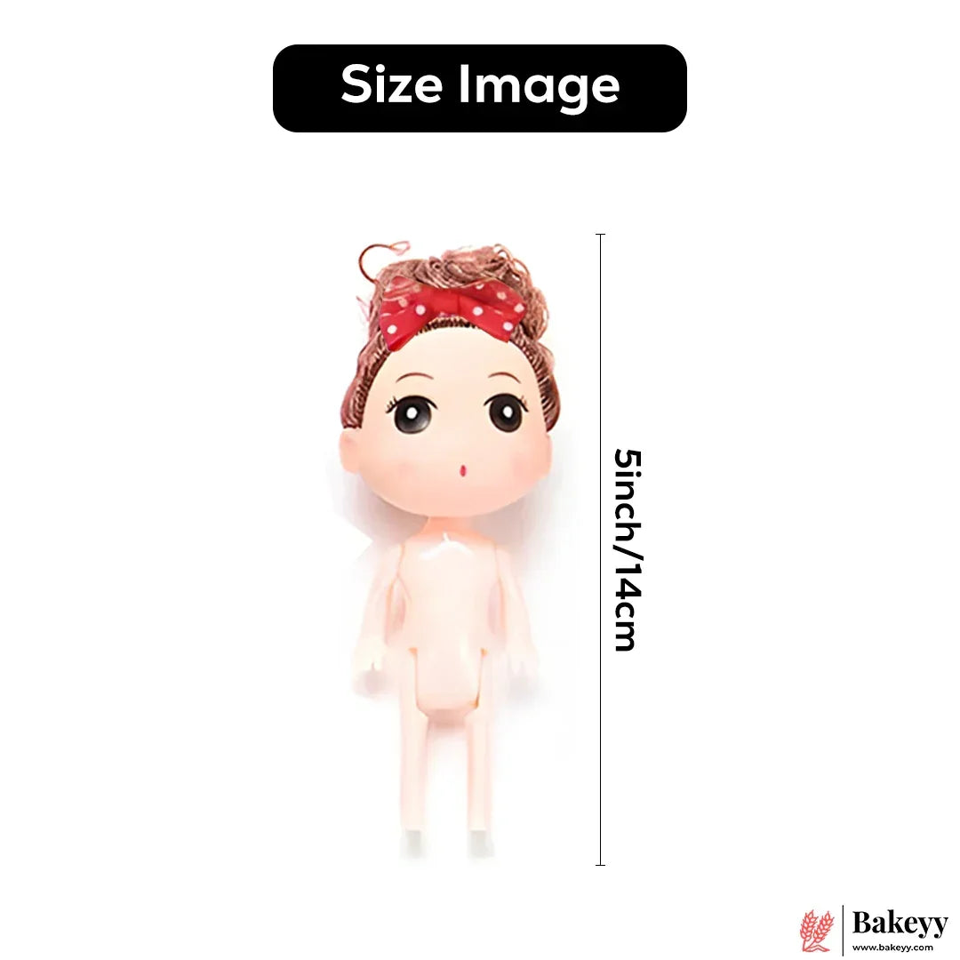 5 Inch Mini Doll Topper Set for Princess Cakes | Ideal for Cakes, Cupcakes & DIY Decorations - Bakeyy.com - India - 5 Inch Mini Doll Topper Set for Princess Cakes | Ideal for Cakes, Cupcakes & DIY Decorations - Default Title