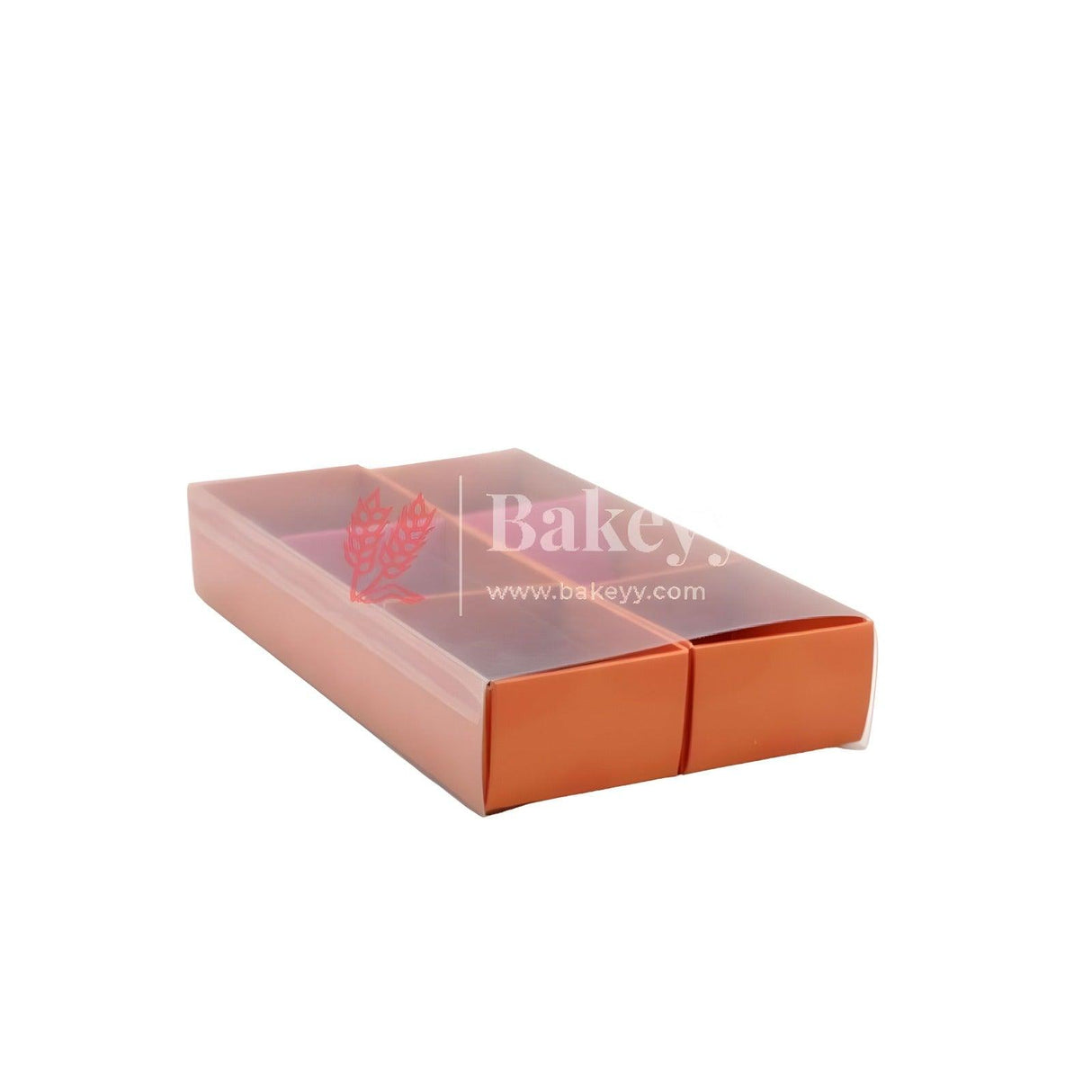 PVC 6 Cavity Chocolate Box | Multi Color | Pack of 10 - Bakeyy.com - India - PVC 6 Cavity Chocolate Box | Multi Color | Pack of 10 - Blue