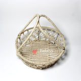 Decorative Jute Metal Hamper Basket For Gifting | Handcrafted Round  Basket – Stylish & Functional Storage