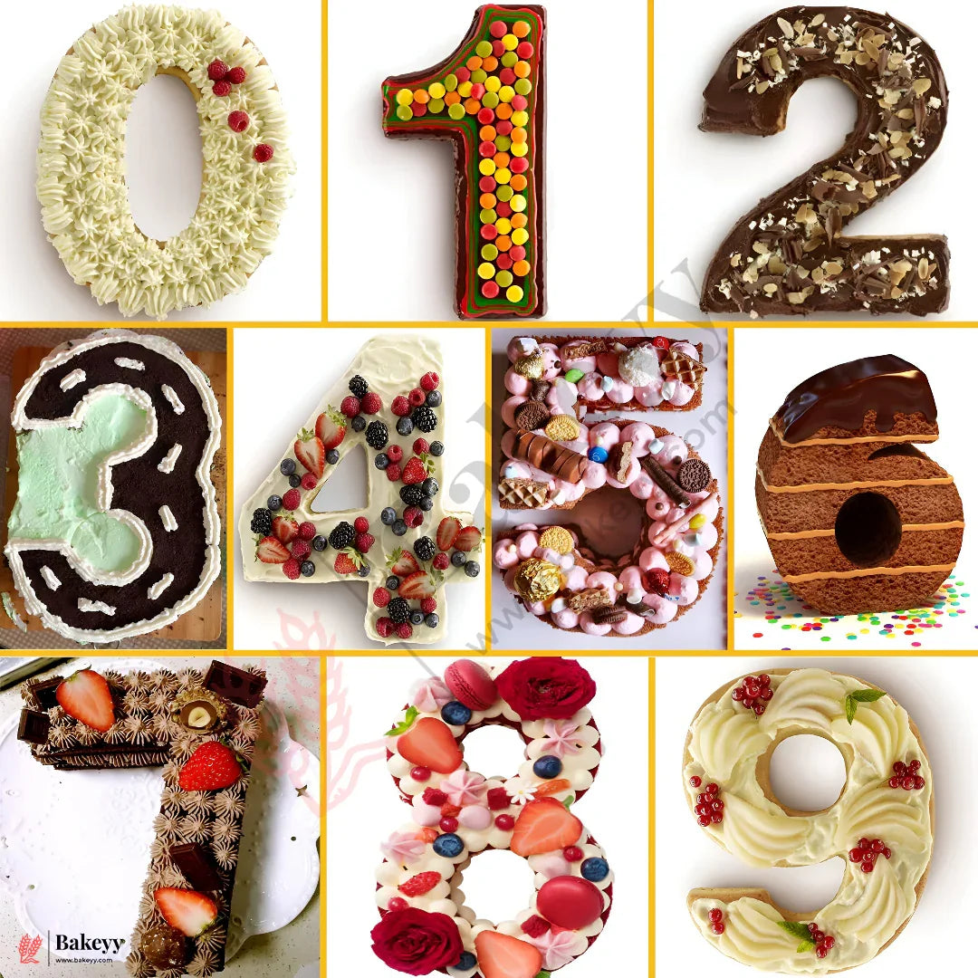 Silicone Number 3 Cake Mold – Non-Stick, Heat Resistant, Multipurpose Baking Mould (Pack Of 1)