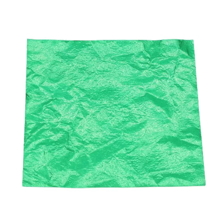Aluminium Chocolate Wrappers | Green | Pack Of 200 - Bakeyy.com