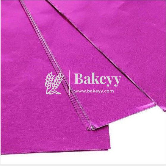 Aluminium Chocolate Wrappers | Magenta | Pack of 300 - Bakeyy.com