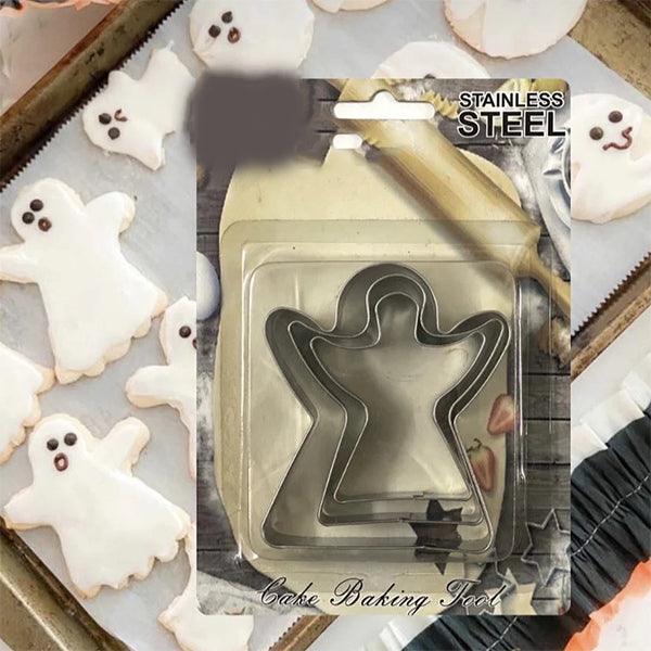 Angel Cookie Cake Cutter Stainless Steel | 3pc - Bakeyy.com - India - Angel Cookie Cake Cutter Stainless Steel | 3pc - Default Title