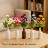 Artificial Daisies Flower Bunch – 35cm | Decorative Stick for Home & Events | Pack Of 1