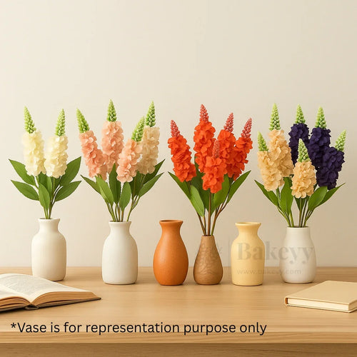 Artificial Delphinium Flower Bunch – 60cm | Decorative Stick for Home & Events | Pack Of 1